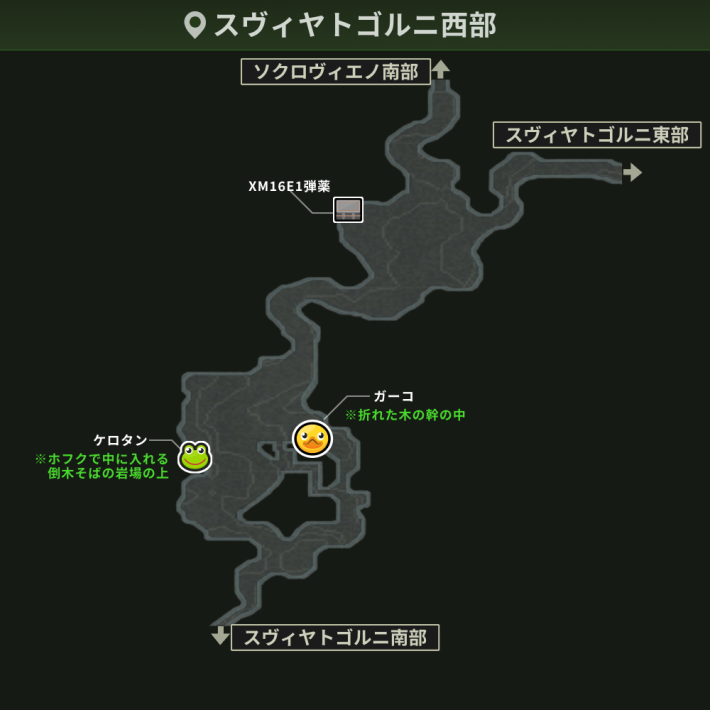 スヴィヤトゴルニ西部_アイテム