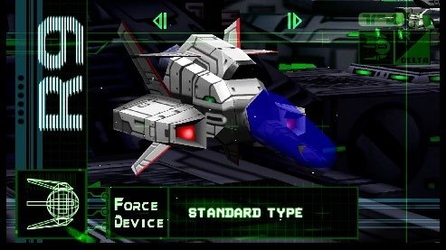 R-Type Delta HD Boosted 機体選択画面