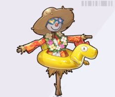 夕焼けのかかし