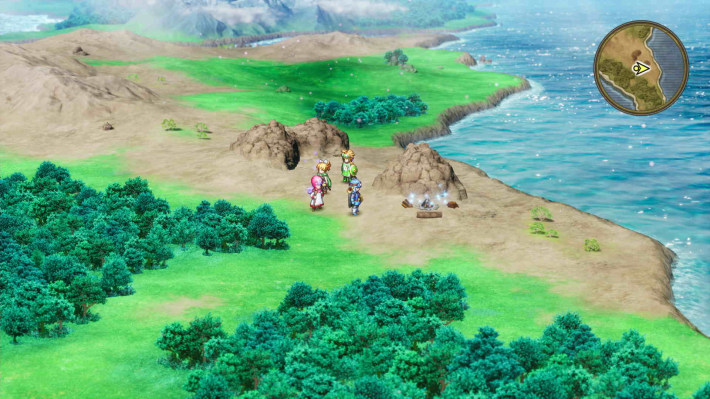 ドラクエ2リメイクのローレシア 南の島 砂漠②キラキラ