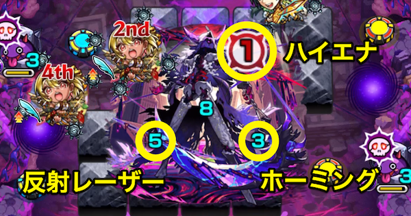 ボス覚醒前の攻撃パターン