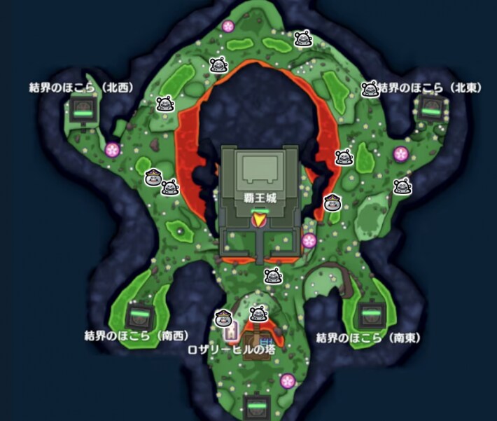 覇王城の魔界上級のメタル系場所