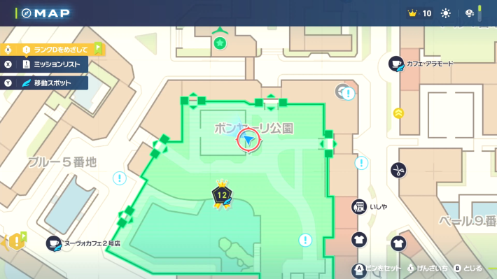 ポケモンZAワイルドゾーン9れいとうビーム場所マップ