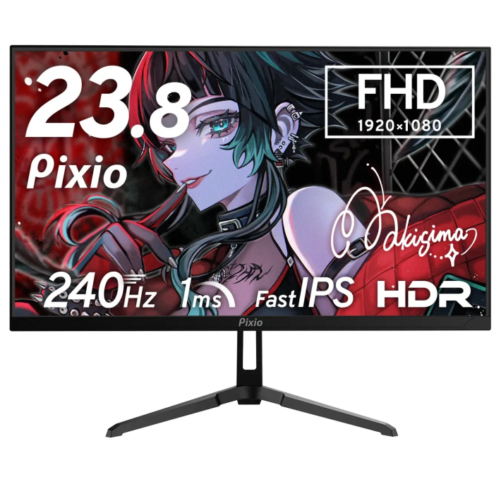 Pixio、240Hz対応の新ゲーミングモニター『PX249WAVE』を発表 - ゲーム