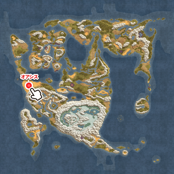 ドラクエ2リメイク_オアシス_ちいさなメダル_マップ