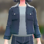 ポケモンZAのシャツ＆Tシャツセット(インディゴデニム/ライトブルー)