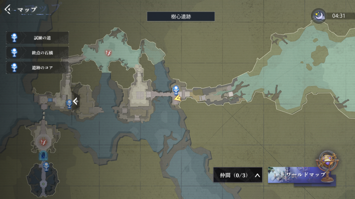 古代巨樹のカード19_マップ