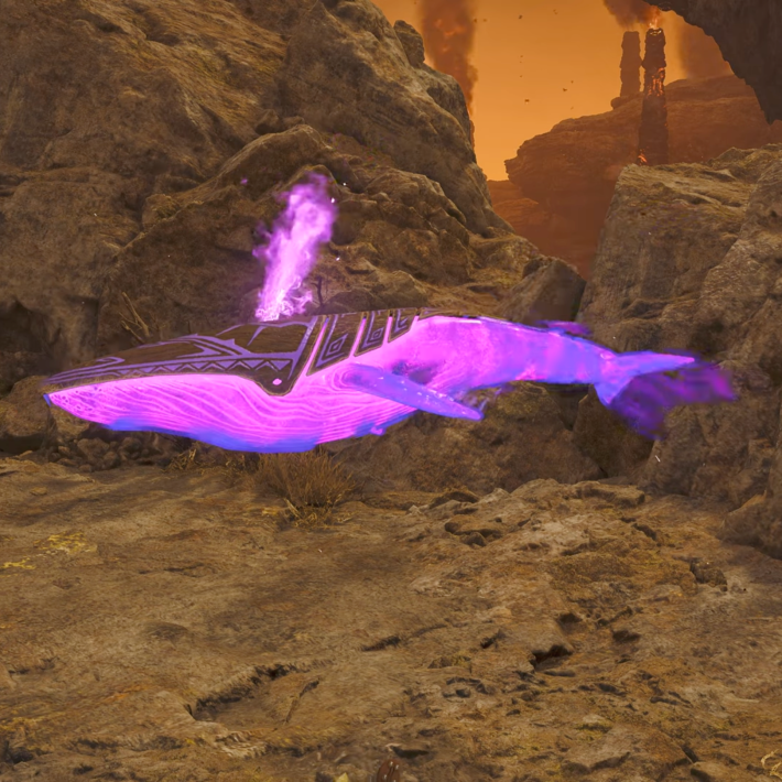 踊火の精霊・紫焔