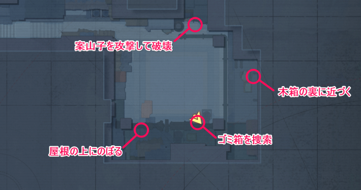 ヴィック・ブラザーフッドのエピソード8-2_マップ画像