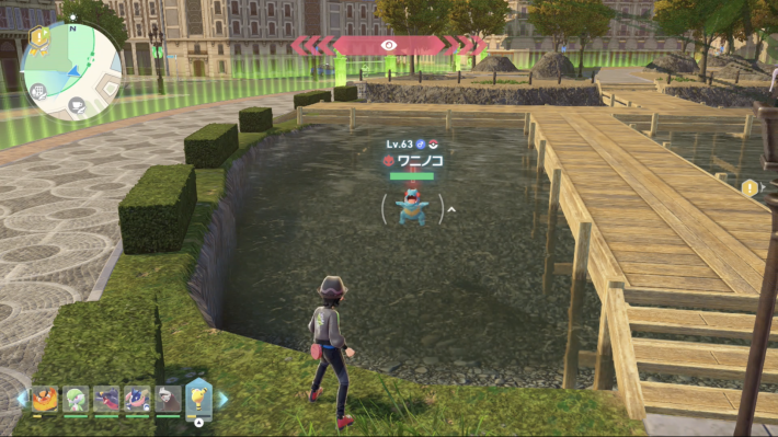 ポケモンZAオヤブンワニノコの現地画像