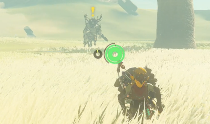 ライネルに気が付かれる場所まで近づく