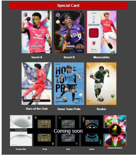 J.LEAGUE FANTASY CARD