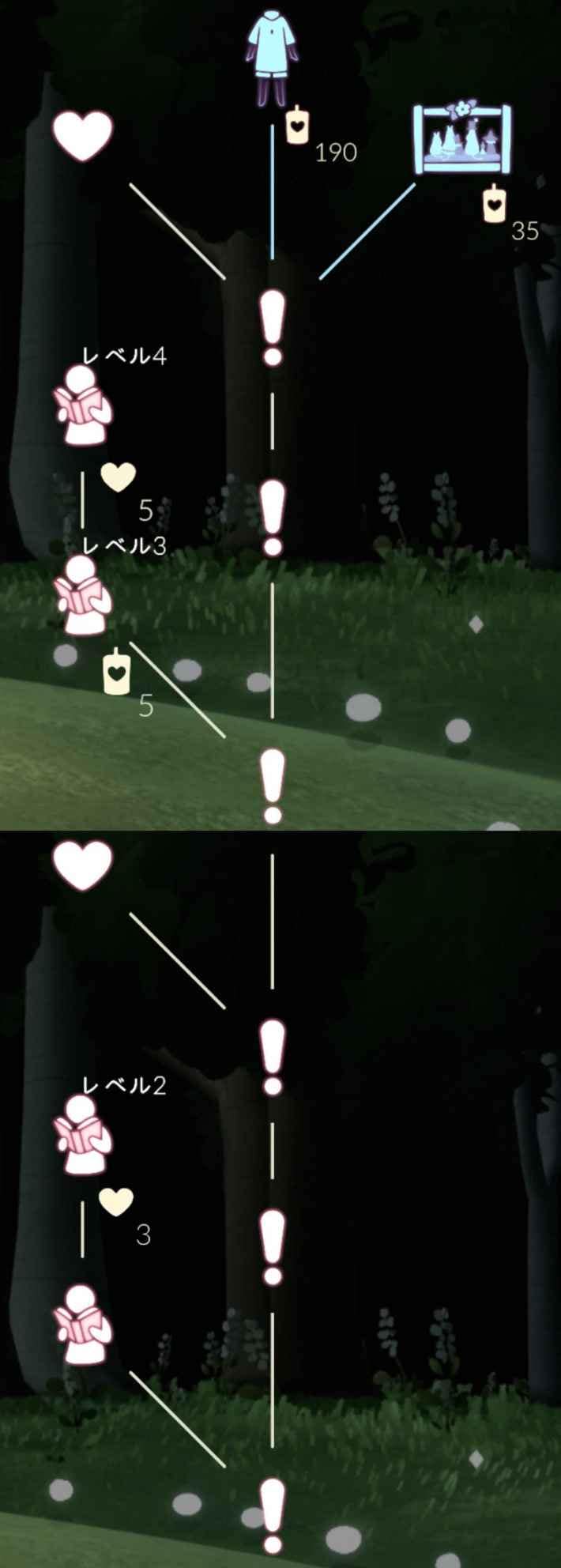 ムーミンの本のツリー