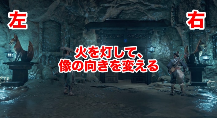 ゴーストオブヨウテイの扉の仕掛けを解く