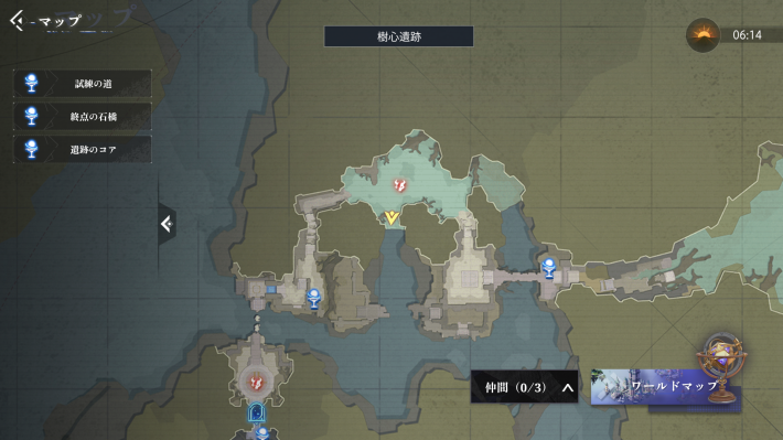 古代巨樹のカード15_マップ