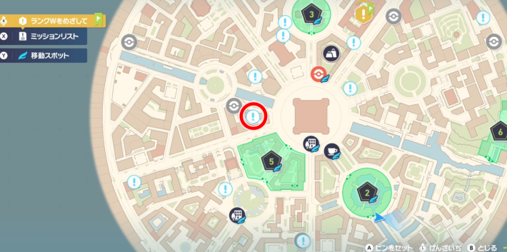 ポケモンZAのアーボのしっぽのてざわりは？のマップ