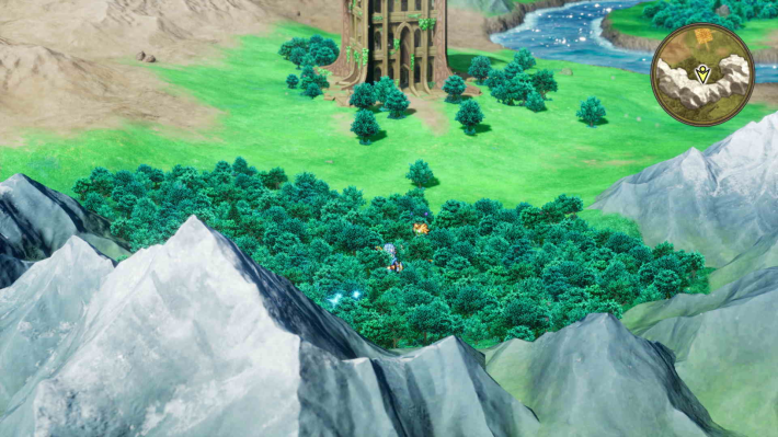 ドラクエ2リメイクの風の塔 南キラキラ