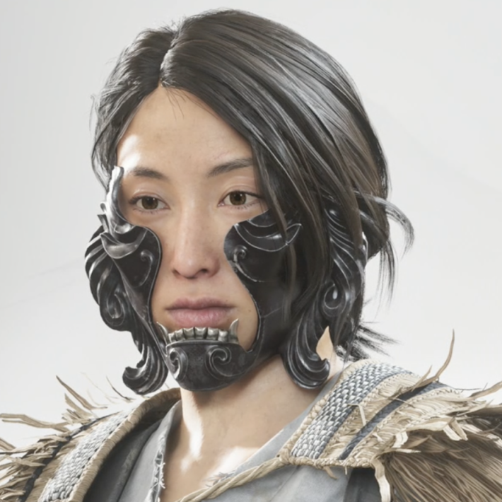 ゴーストオブヨウテイの風神の半頬