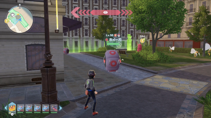 ポケモンzaのオヤブンホイーガの現地画像