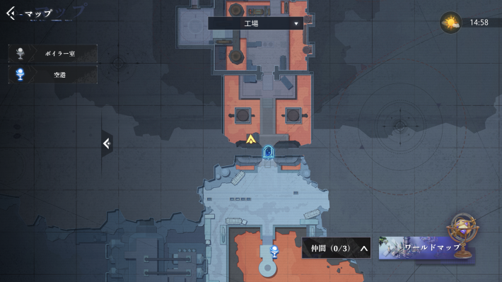 クラム軍事工場のカード1_マップ