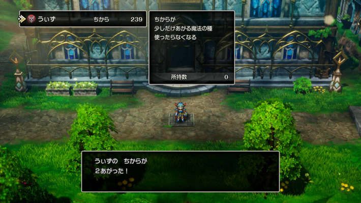 ドラクエ1リメイクの種使用場面