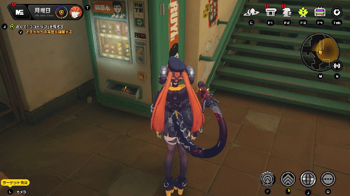 近付くとカメラマーク