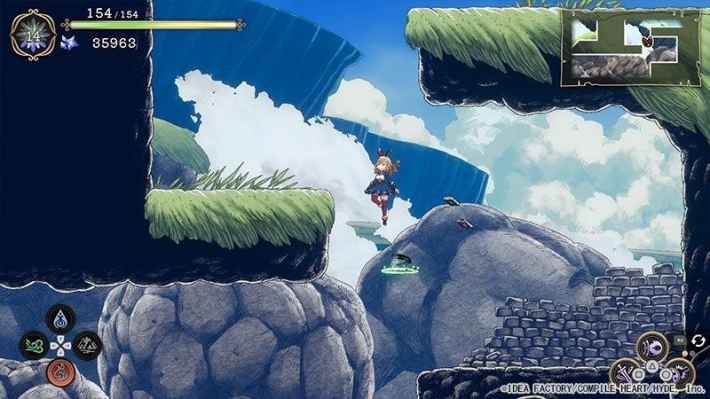空中ジャンプ:空中で1回だけジャンプできる