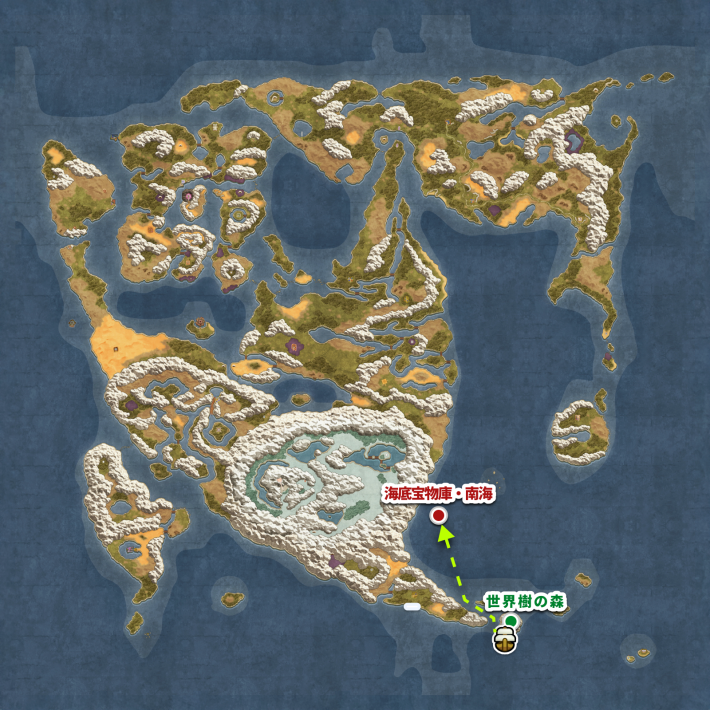 海底宝物庫_南海_マップ