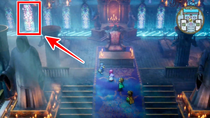 ドラクエ2リメイクのハーゴンの神殿の隠し通路