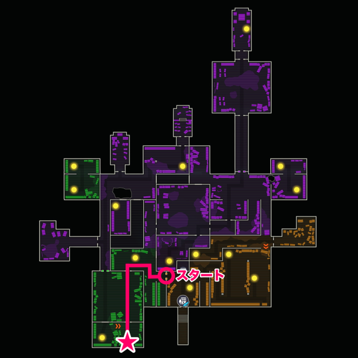 フラダリラボのマップ