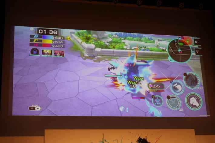 観戦中のゲーム画面