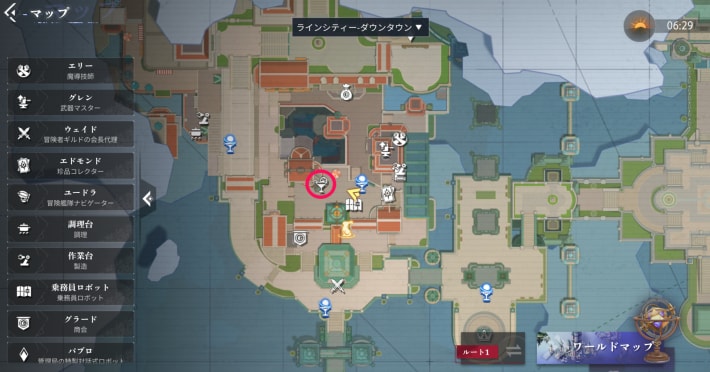 クレイシーのエピソード5_マップ画像