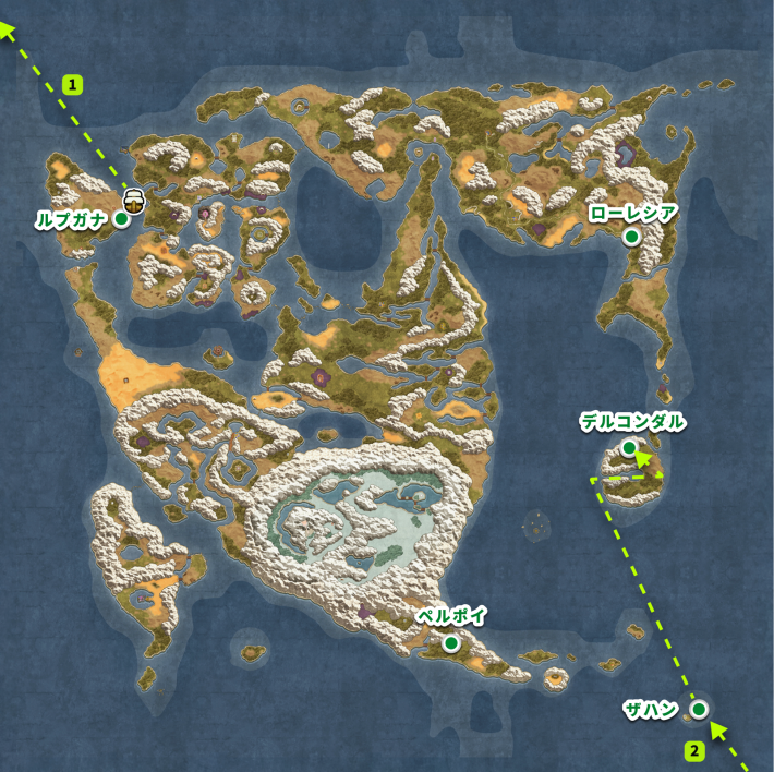 ドラクエ2リメイクのデルコンダルの場所と行き方