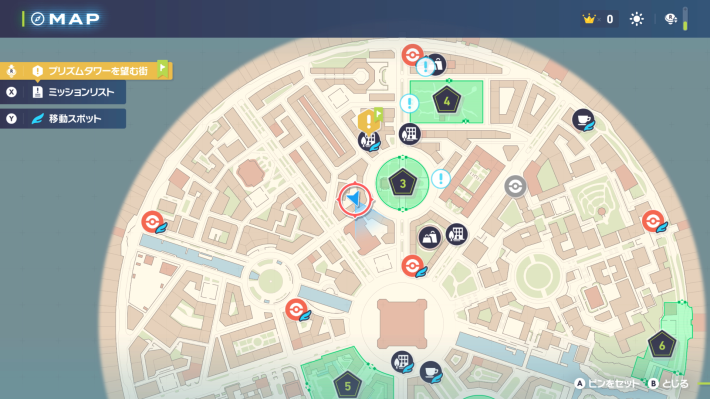 ポケモンZAのルージュ広場西のきのみや③