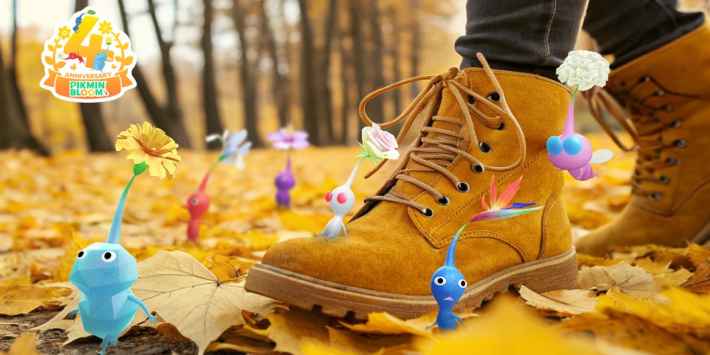 Pikmin Bloom(ピクミン ブルーム)』「4周年記念バッジ」をゲットできる