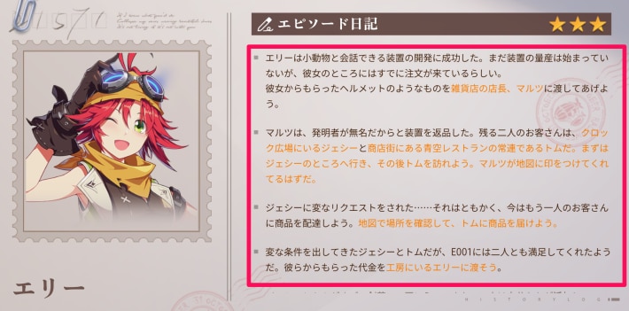 エピソード日記にヒントがある