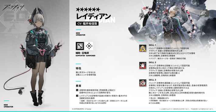 キャラクターグッズ アークナイツ 通行認証 レイディアン Raidian