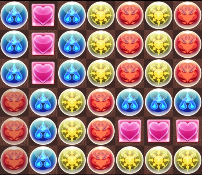 パズドラのパズル盤面