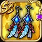 瑠璃紺のピアス