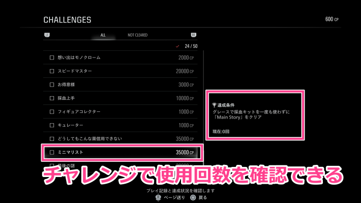 バイオレクイエム】ミニマリストの取り方とコツ【バイオハザード9