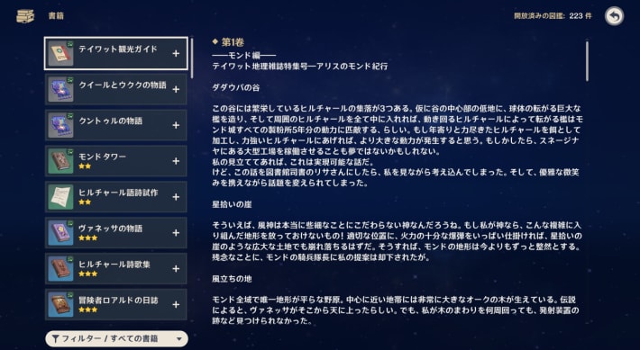 テイワット観光ガイド
