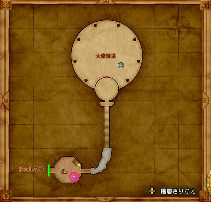 ドゥルダ郷の修行僧の場所