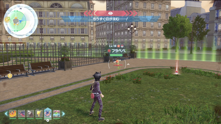 ポケモンzaのオヤブンフラベベの現地画像