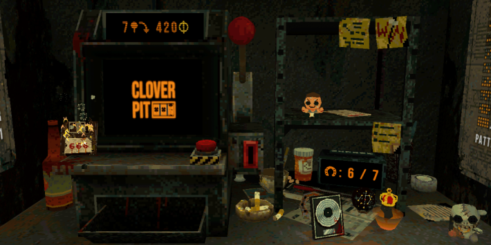 チャーム同士を融合できる！『CloverPit』新DLC「Unholy Fusion」が