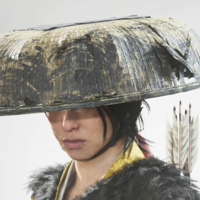 ゴーストオブヨウテイの焦の菅笠