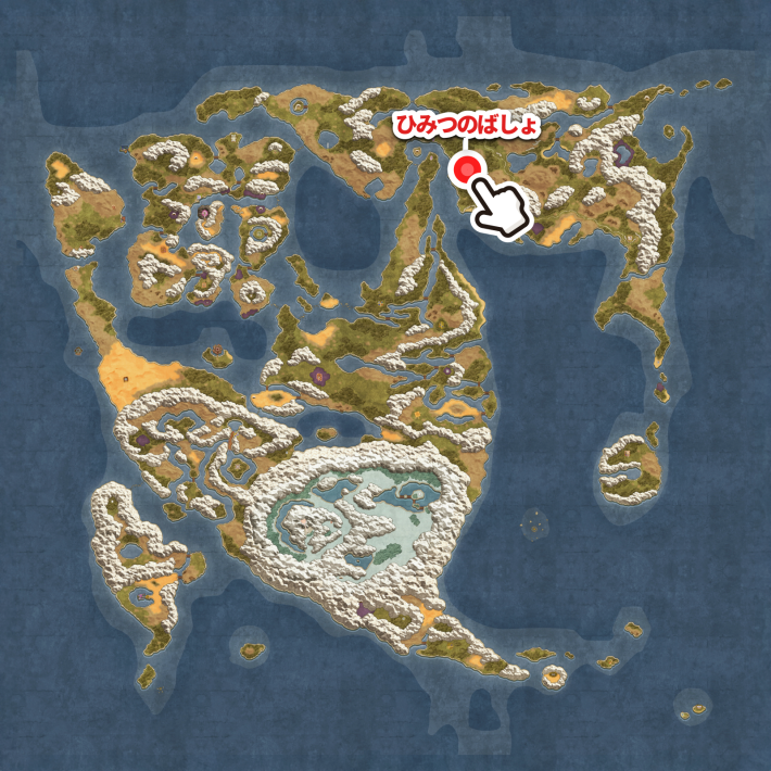 ドラクエ2リメイクのサマルトリア南西の砂漠にあるひみつのばしょ小さなメダル場所全体マップ