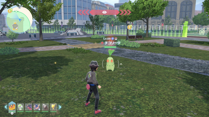ポケモンZAオヤブンチコリータの現地画像