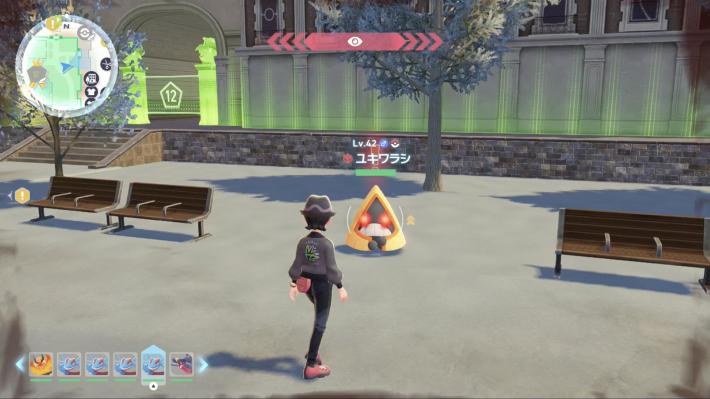 ポケモンzaのオヤブンユキワラシの現地画像