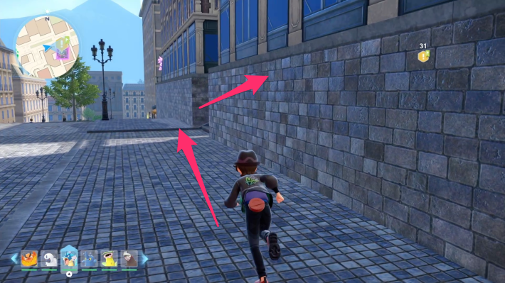 まっすぐ進んで右に曲がるとピュールがいる