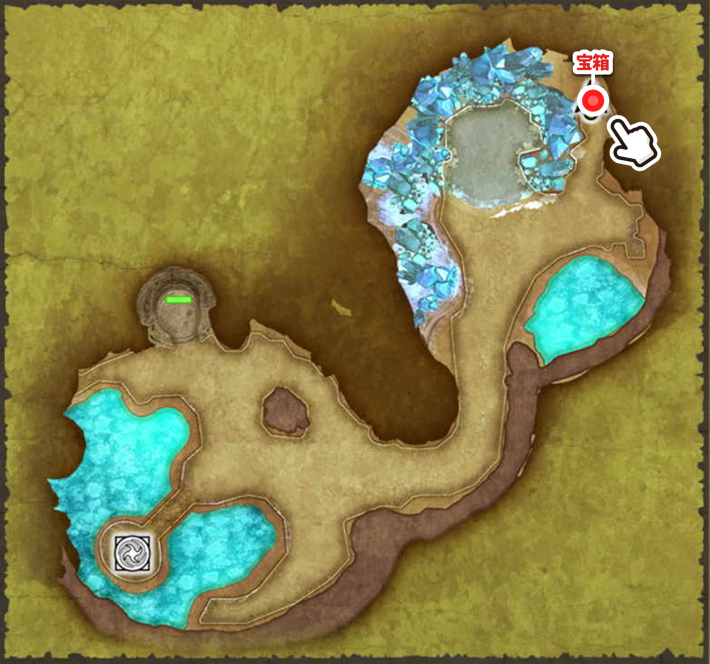 ドラクエ2リメイクのドワーフの洞窟の地下4階小さなメダル場所マップ